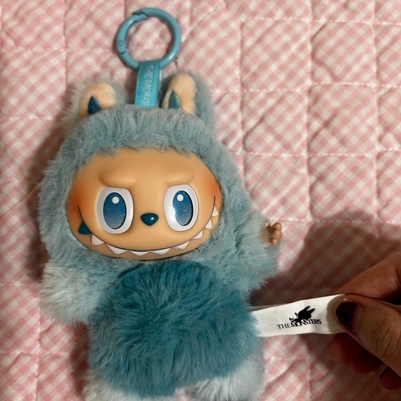 POP MART Other - The Monsters Blue Plush Keychain